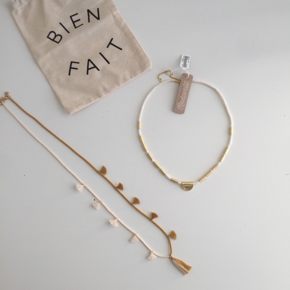 NWOT Madewell necklaces bundle